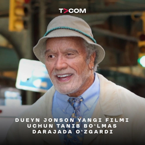Dueyn Jonson yangi filmi uchun tanib bo‘lmas darajada o‘zgardi